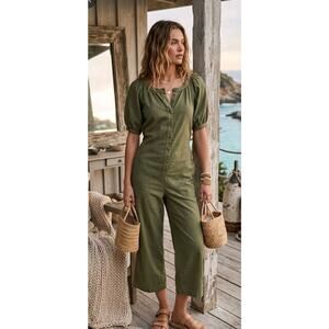 The Great Homeroom Jumpsuit Olive Green Size 2 Medium